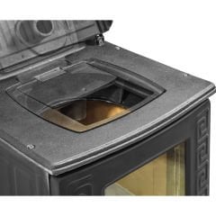 ERENDEMİR SİYAH ŞÖMİNE MİNİ TURBO DÖKÜM SOBA  EM803D